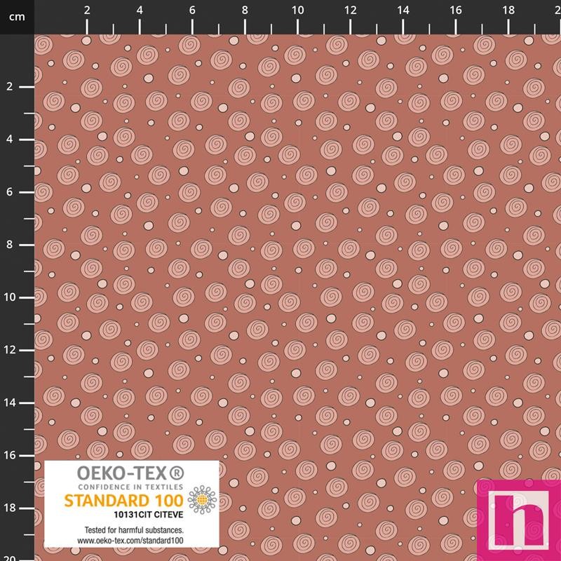 P137-4514-681 PATCH.AMERICANO BUZZ&BLOSSOM (22) 110 CM. ALGODON 100% ROSA Venta en piezas de 6.00 M