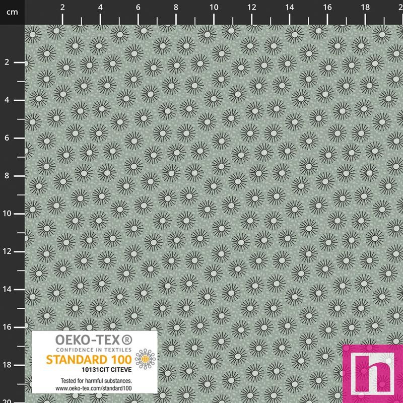 P137-4514-688 PATCH.AMERICANO BUZZ&BLOSSOM (29) 110 CM. ALGODON 100% GRIS Venta en piezas de 6.00 M