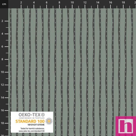P137-4514-690 PATCH.AMERICANO BUZZ&BLOSSOM (31) 110 CM. ALGODON 100% GRIS Venta en piezas de 6.00 M
