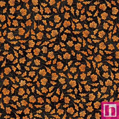 P17-D10366-O PATCH. AMERICANO SPOOKY HALLOW (10) 110 CM. ALGODON 100% NEGRO/NARANJA Venta en piezas de 7.00 M