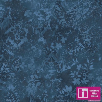 P17-MASQBD105-B PATCH.AMERICANO BEAUTIFUL BACKING VINTAGE DAMASK (09) 270 CM. ALGODON 100% MARINO Venta en piezas de 7.00 M