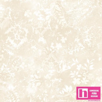 P17-MASQBD105-E PATCH.AMERICANO BEAUTIFUL BACKING VINTAGE DAMASK (02) 270 CM. ALGODON 100% CREMA Venta en piezas de 7.00 M