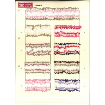 264405-2 GALON FRUNCIDO DOBLE CRUZ 35 MM. POLIESTER 60%-ALGODON 40% MARFIL/CAMEL/MARFIL Venta en piezas de 25.00 M