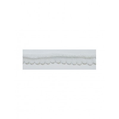 342422-0001 PLISADO FANTASIA CRUX 20 MM. POLIESTER 50% -NYLON 50% BLANCO Venta en piezas de 10.00 M