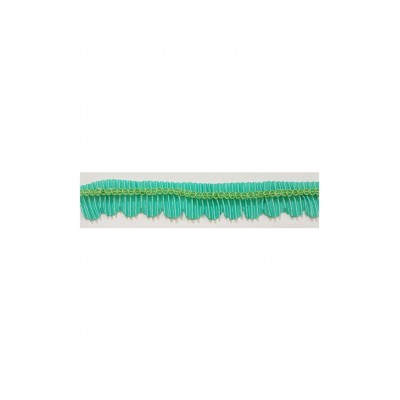 342422-0011 PLISADO FANTASIA CRUX 20 MM. POLIESTER 50% -NYLON 50% VERDE Venta en piezas de 10.00 M