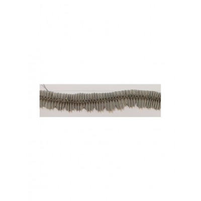 342422-0027 PLISADO FANTASIA CRUX 20 MM. POLIESTER 50% -NYLON 50% GRIS Venta en piezas de 10.00 M