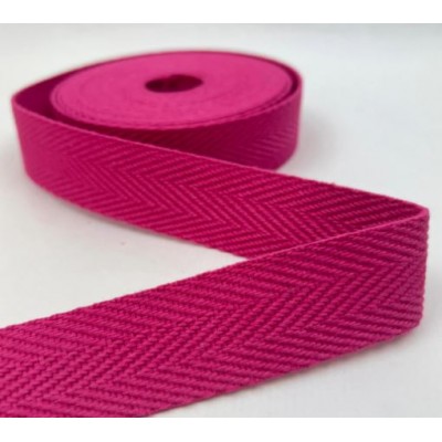 392-15-143 CINTA ESPIGA 15 MM. ALGODON 100% FUCSIA Venta en piezas de 100.00 M