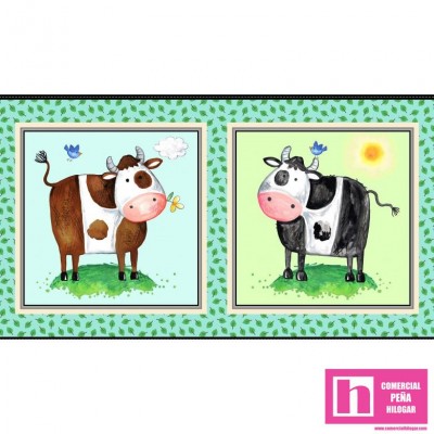 65145 PATCH.AMERICANO MY LITTLE FARM (17) PANEL 60X110 CM. ALGODON 100% MULTICOLOR Venta en piezas de 6.80 M