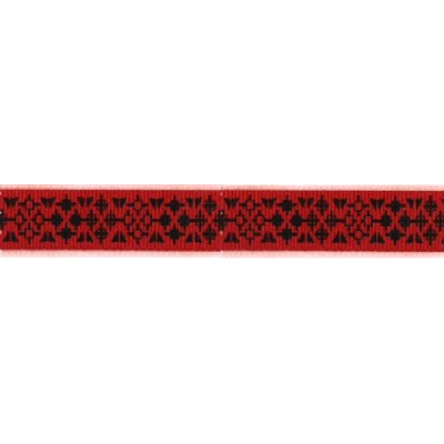 6665-24-3 CINTA ESTAMPADA 24 MM. POLIESTER 100% ROJO Venta en piezas de 20.00 M