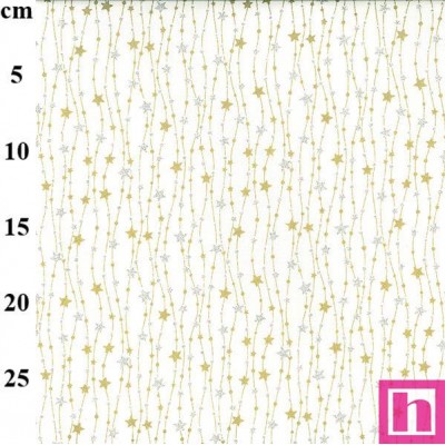 66896 PATCH.AMERIC. PERKY - SIMON ADAMS COLLECTION (01) 110 CM. ALGODON 100% MARFIL/DORADO Venta en piezas de 6.00 M