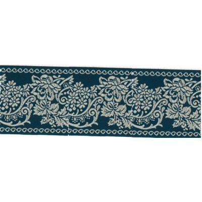 9356-50-4 TAPACOSTURAS JACQUARD 50 MM. POLIESTER 100% AZUL Venta en piezas de 25.00 M