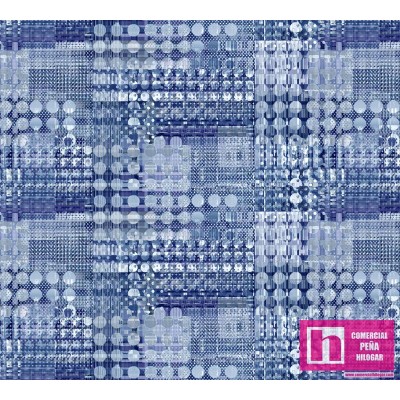 P121-MPLA4775B PATCH. AMERICANO MOD PLAID (09) 270 CM. ALGODON 100% MARINO Venta en piezas de 7.00 M