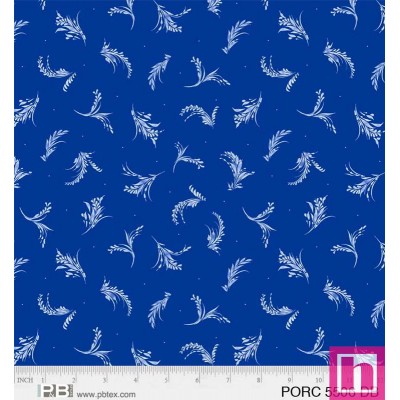 P121-PORC5506DB PATCH. AMERICANO PORCELAINA (04) 110 CM. ALGODON 100% AZUL Venta en piezas de 7.00 M