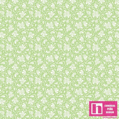 P121-WHIM-4410-G PATCH. AMERICANO WHIMSY (43)  110 CM. ALGODON 100% VERDE Venta en piezas de 4.50 M