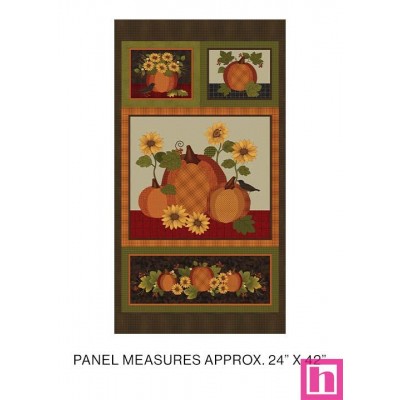 P133-13055-99 PATCH.AMERICANO A WOOLY  AUTUMN (01) PANEL 60X110 CM. ALGODON 100% MULTI Venta en piezas de 6.80 M