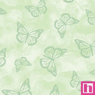 P133-14879-04 PATCH.AMERICANO BUTTERFLY CALYPSO (07) 110 CM. ALGODON 100% VERDE Venta en piezas de 6.80 M