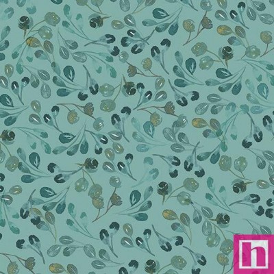 P133-16395-45 PATCH.AMERICANO ENCHANTED FLORALS (08) 110 CM. ALGODON 100% VERDE Venta en piezas de 6.80 M