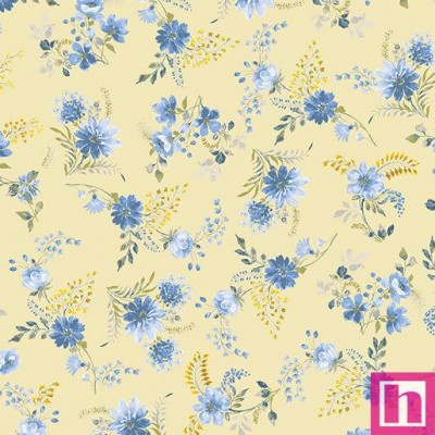 P133-16462-31 PATCH.AMERICANO FRENCH MEADOW (12) 110 CM. ALGODON 100% AMARILLO Venta en piezas de 6.80 M