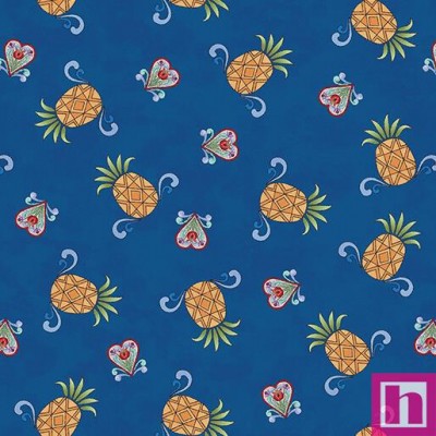 P133-16479-55 PATCH.AMERICANO SHORE DECOR (07) 110 CM. ALGODON 100% AZUL Venta en piezas de 6.80 M