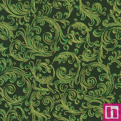 P135-SRKM-22944-274 PATCH. AMERICANO HOLIDAY FLOURISH PEPPERMINT TWIST (43) PANEL 60X110 CM. ALGODON 100% VDE/ROJ/DORADO Venta e