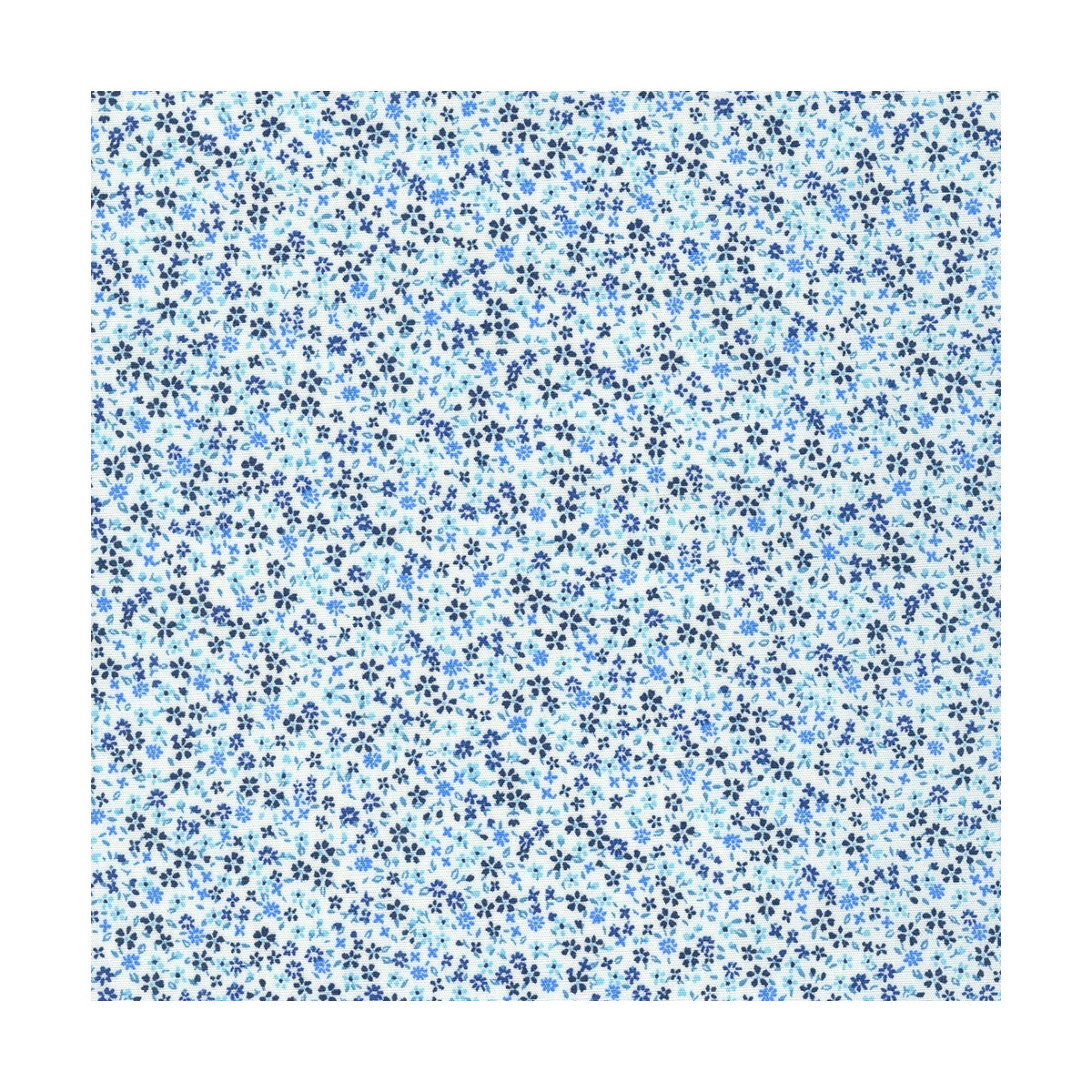 P135-SB-6110D6-6 PATCH. AMERICANO PETIT GARDEN BLUES (02) 110 CM. ALG 100% AZUL VENTA EN PZAS. DE 7 M APRO