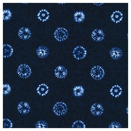 P135-SB-850257D5-1 PATCH. AMERICANO SHIBORI BLUES (17) 110 CM. ALG 100% NAVY VENTA EN PZAS. DE 7 M APRO