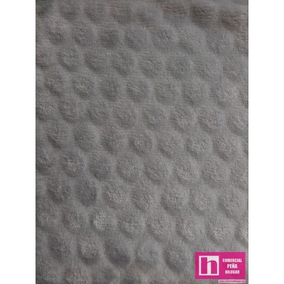 64813 CORALINA PRENSADA SOL (06) 1.50 M. 265GR/M2- POLIESTER 100% GRIS Venta en piezas de 10.00 M