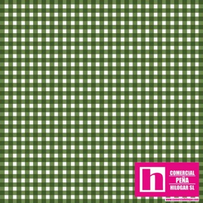 P0017-MAS610-GG2 PATCH. AMERICANO BEAUTIFUL BASICS-CLASSIC CHECK (64) 110 CM. ALGODON 100% MUSGO/BLANCO Venta en piezas de 7.00 