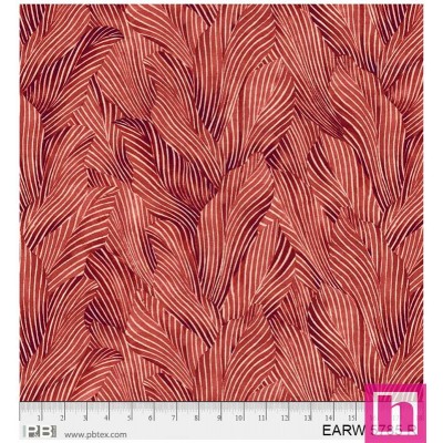 P121-EARW5785R PATCH. AMERICANO EARTH TONE (08) 270 CM. ALGODON 100% ROJO Venta en piezas de 7.00 M