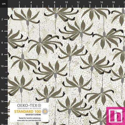 P137-4502-965 PATCH.AMERICANO VINTAGE WINDFLOWER (12) 110 CM. ALGODON 100% GRIS Venta en piezas de 6.00 M