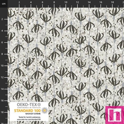 P137-4502-967 PATCH.AMERICANO VINTAGE WINDFLOWER (10) 110 CM. ALGODON 100% GRIS Venta en piezas de 6.00 M