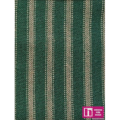 61547 PATCH. AMERICANO TRAMADO WILLSON (09) 110 CM. ALGODON 100% VERDE/CAMEL Venta en piezas de 7.00 M