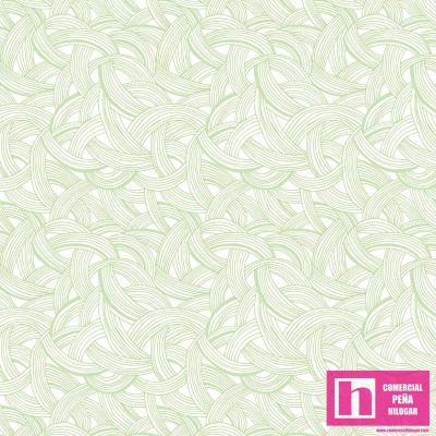 P121-WHIM-4407-LG PATCH. AMERICANO WHIMSY (44)  110 CM. ALGODON 100% BLANCO/VERDE Venta en piezas de 4.50 M