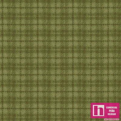 P17-MASF18502-G3 PATCH. AMERICANO WOOLIES FLANNEL (24) 110 CM. FRANELA ALGODON 100% VERDE Venta en piezas de 5.50 M