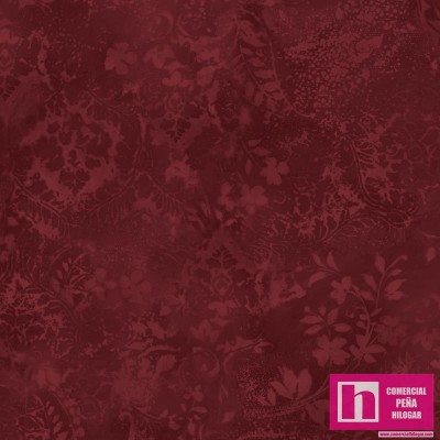 P17-MASQBD105-M PATCH.AMERICANO BEAUTIFUL BACKING VINTAGE DAMASK (05) 270 CM. ALGODON 100% GRANATE Venta en piezas de 7.00 M