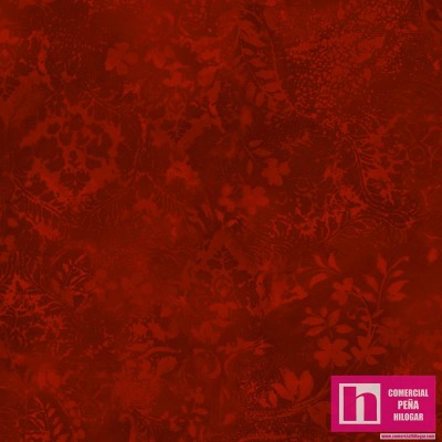 P17-MASQBD105-R PATCH.AMERICANO BEAUTIFUL BACKING VINTAGE DAMASK (04) 270 CM. ALGODON 100% ROJO Venta en piezas de 7.00 M