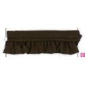 43159 VIVO FRUNCIDO CAMELIA POLIESTER 50%-ALGODON 50% CHOCOLATE Venta en piezas de 25.00 M
